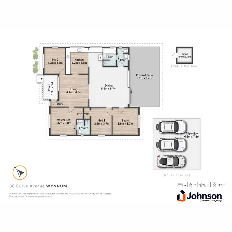 Floorplan of Homely house listing, 38 Curve Avenue, Wynnum QLD 4178