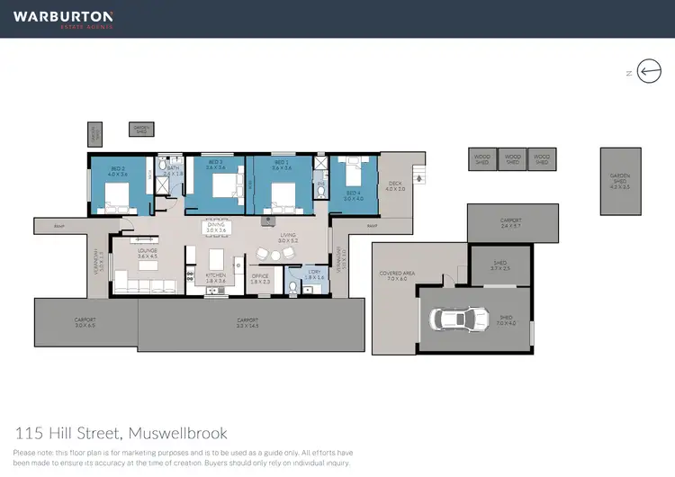 Floorplan of Homely house listing, 115 Hill Street, Muswellbrook NSW 2333