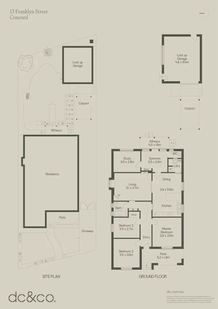 Floorplan of Homely house listing, 13 Franklyn Street, Concord NSW 2137