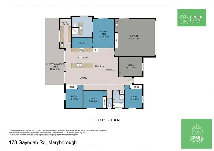 Floorplan of Homely house listing, 178 Gayndah Road, Maryborough QLD 4650