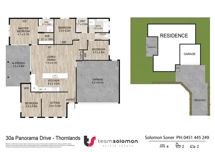 Floorplan of Homely house listing, 30a Panorama Drive, Thornlands QLD 4164