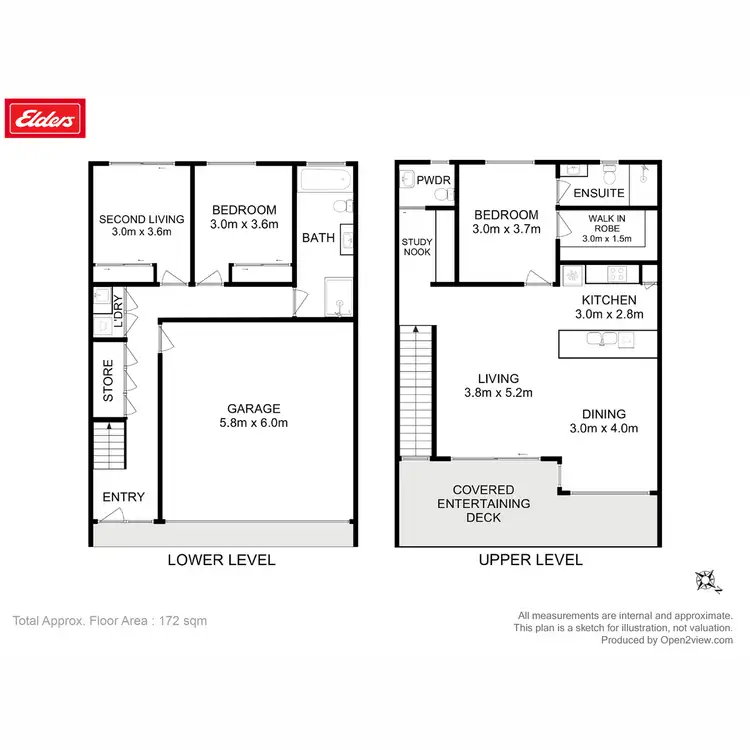 Floorplan of Homely townhouse listing, 2/35 O'Connor Drive, Kingston TAS 7050
