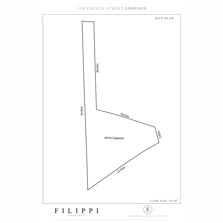 Floorplan of Homely land listing, 31B 31B Cresta Street, Leopold VIC 3224
