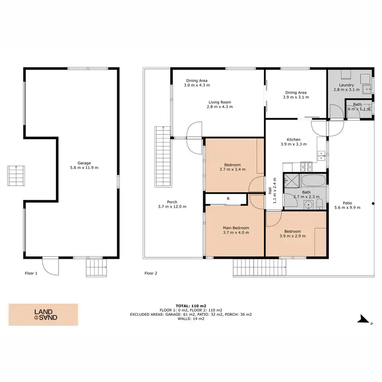 Floorplan of Homely house listing, 22 Robertson Street, Port Kembla NSW 2505
