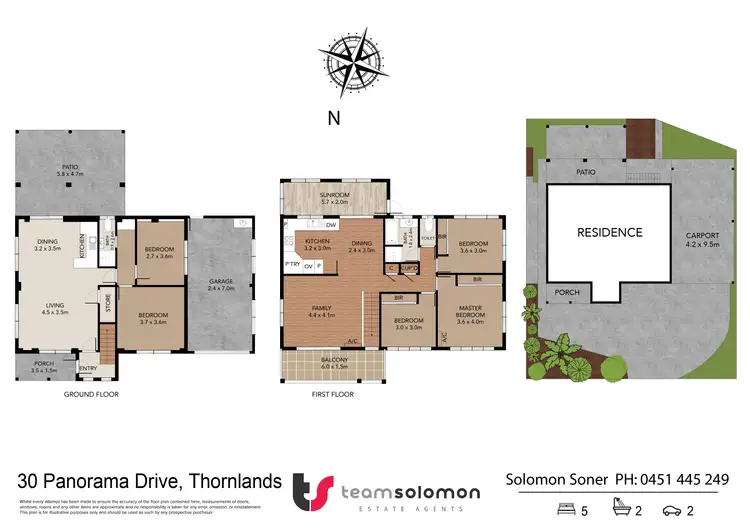 Floorplan of Homely house listing, 30 Panorama Drive, Thornlands QLD 4164