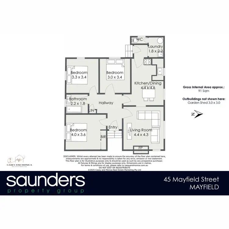 Floorplan of Homely house listing, 45 Mayfield Street, Mayfield TAS 7248