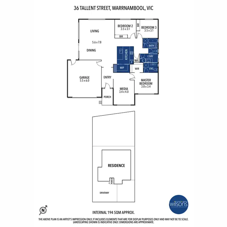 Floorplan of Homely house listing, 36 Tallent Street, Warrnambool VIC 3280