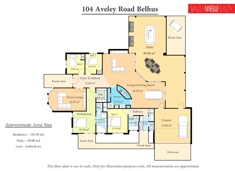 Floorplan of Homely rural property listing, 104 Aveley Road, Belhus WA 6069