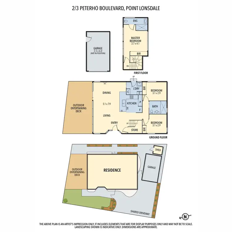 Floorplan of Homely house listing, 2/3 Peterho Boulevard, Point Lonsdale VIC 3225