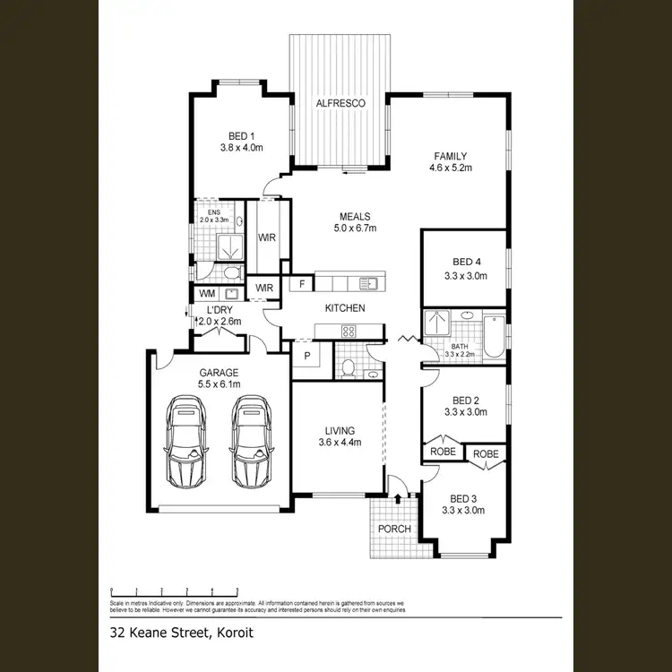 Floorplan of Homely house listing, 32 Keane Street, Koroit VIC 3282
