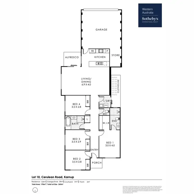 Floorplan of Homely land listing, 3 Cerulean Road, Karnup WA 6176