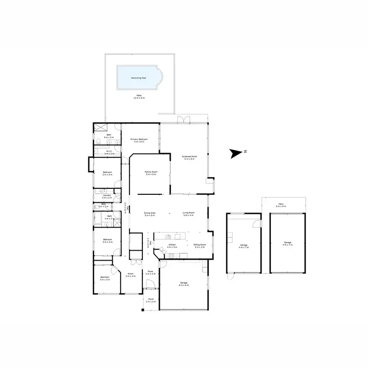 Floorplan of Homely house listing, 38 Ansons Road, Dundowran Beach QLD 4655