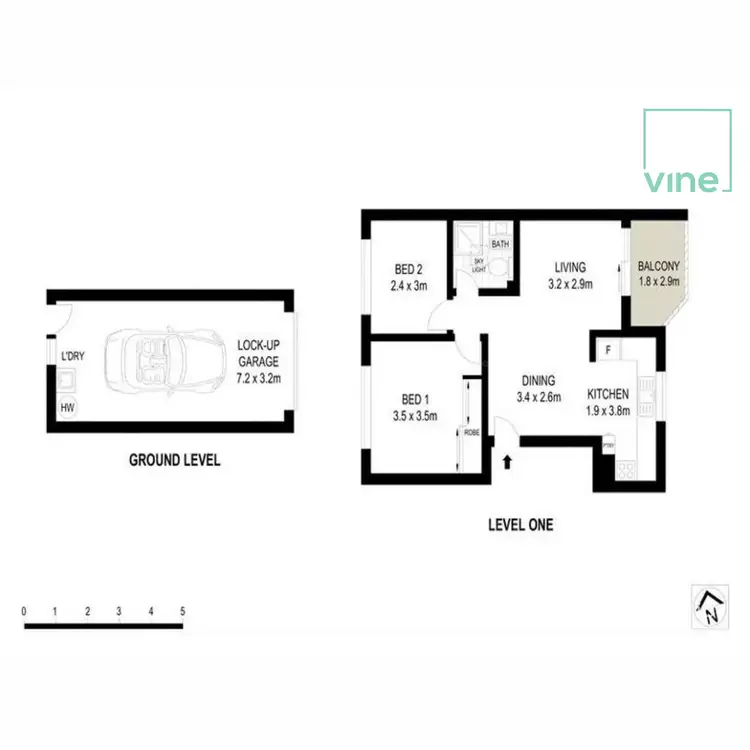 Floorplan of Homely unit listing, 3/61 Haig Street, Gordon Park QLD 4031