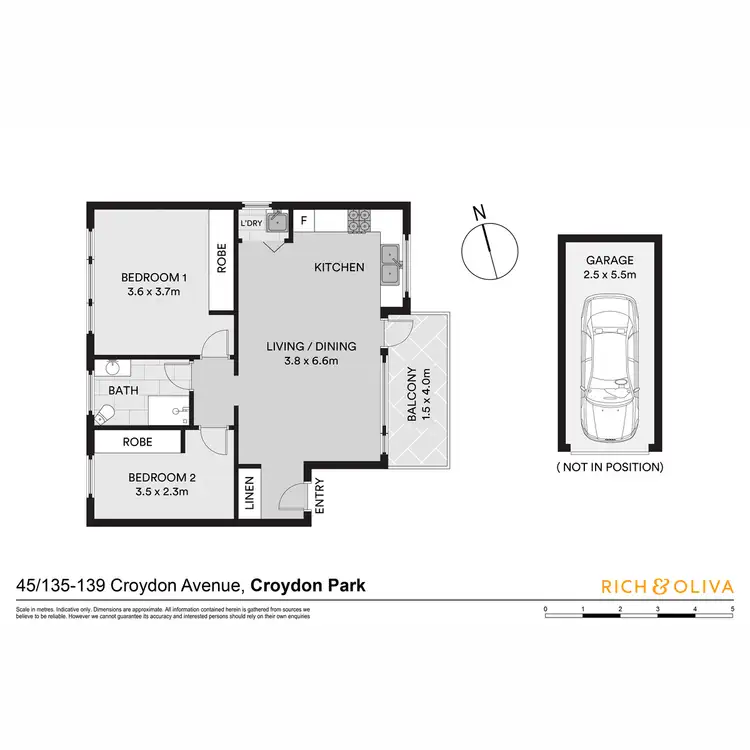Floorplan of Homely apartment listing, 45/135-139 Croydon Avenue, Croydon Park NSW 2133