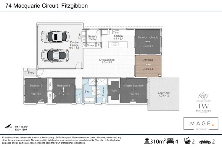 Floorplan of Homely house listing, 74 Macquarie Circuit, Fitzgibbon QLD 4018
