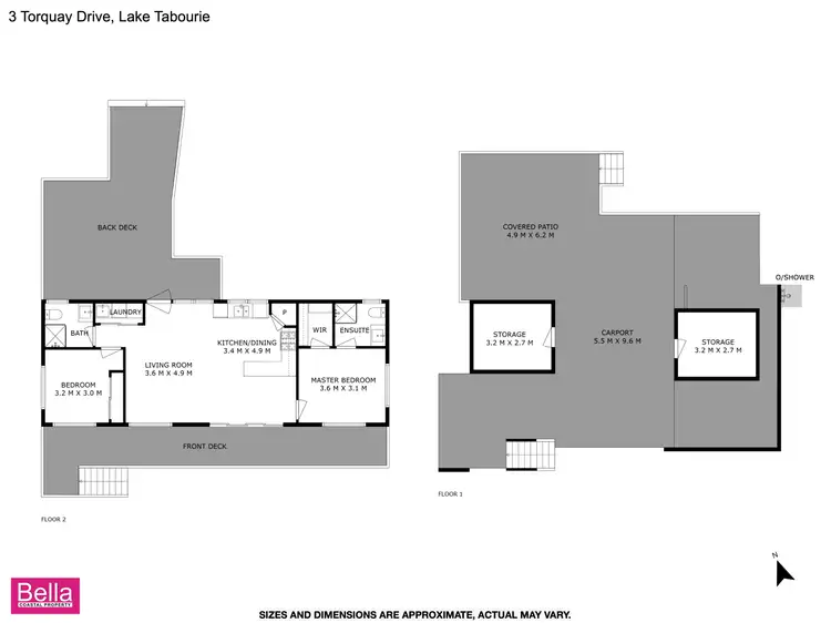 Floorplan of Homely house listing, 3 Torquay Drive, Lake Tabourie NSW 2539