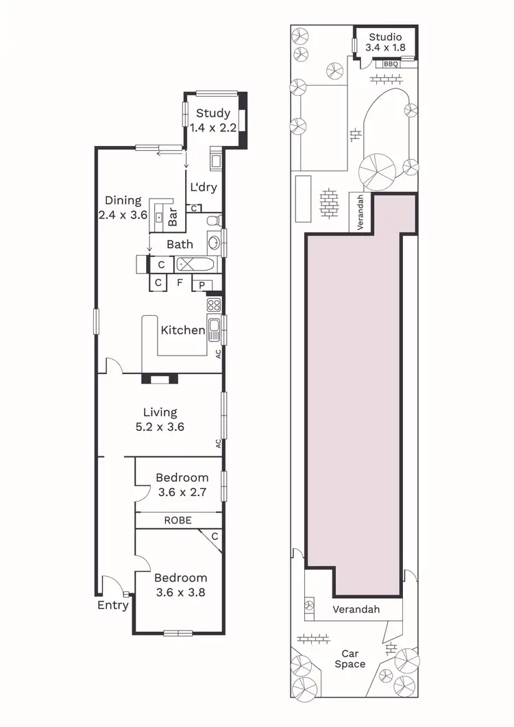Floorplan of Homely house listing, 112 Macpherson Street, Footscray VIC 3011