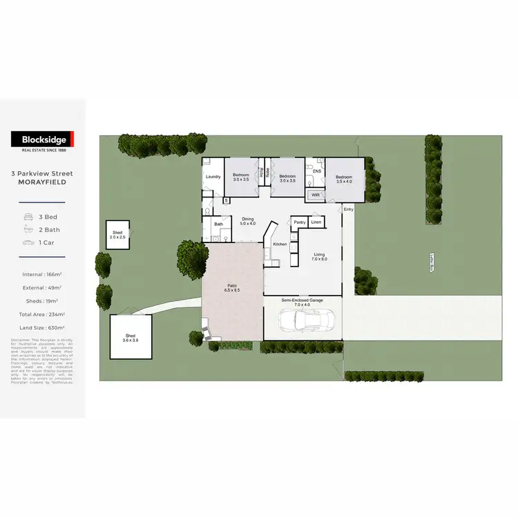 Floorplan of Homely house listing, 3 Parkview Street, Morayfield QLD 4506