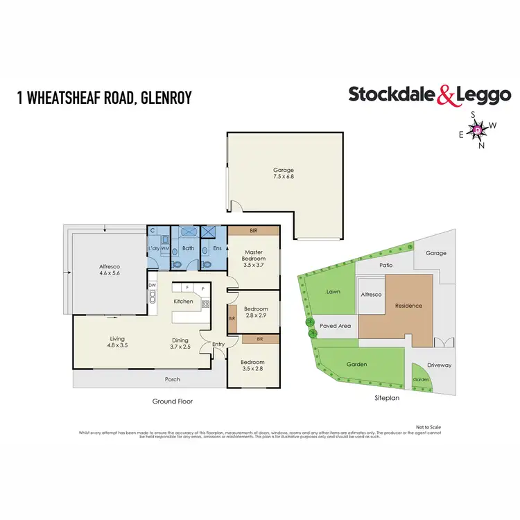 Floorplan of Homely house listing, 1 Wheatsheaf Road, Glenroy VIC 3046