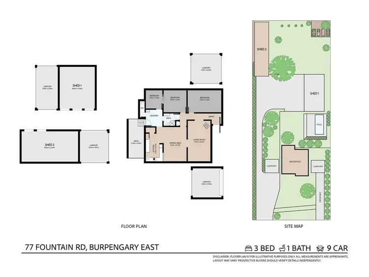 Floorplan of Homely house listing, 77 Fountain Road, Burpengary East QLD 4505