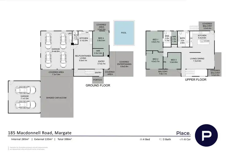 Floorplan of Homely house listing, 185 MacDonnell Road, Margate QLD 4019