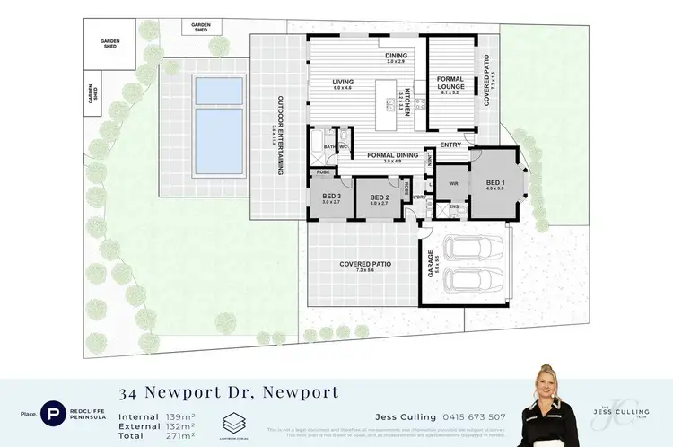 Floorplan of Homely house listing, 34 Newport Drive, Newport QLD 4020