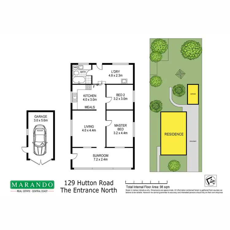 Floorplan of Homely house listing, 129 Hutton Road, The Entrance North NSW 2261