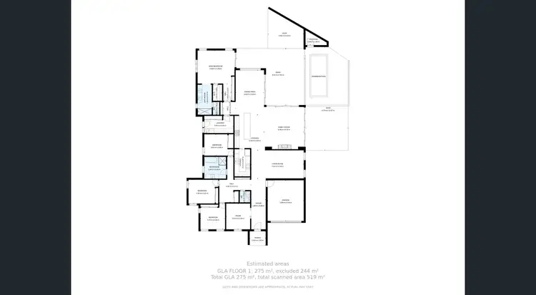 Floorplan of Homely house listing, 18 Kite Place, Wodonga VIC 3690