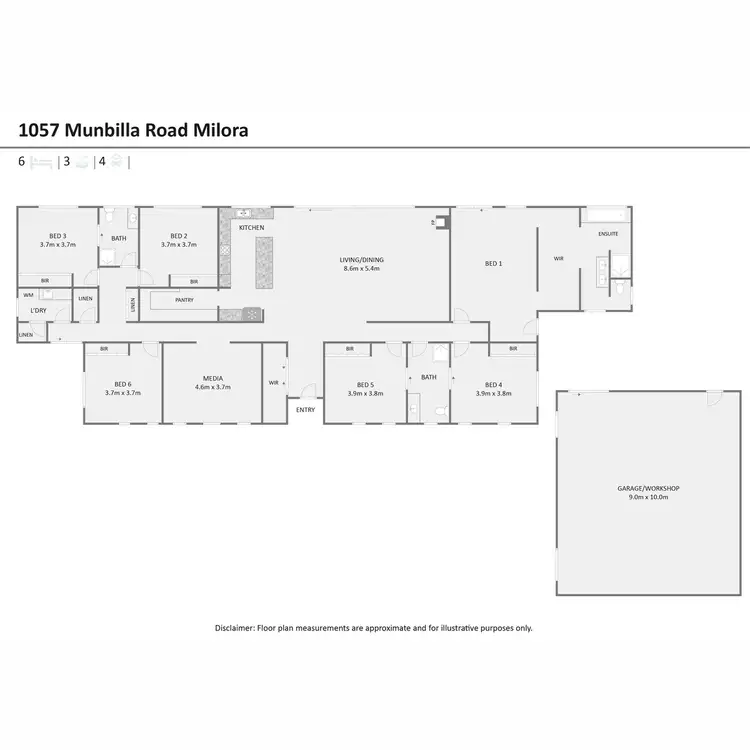 Floorplan of Homely house listing, 1057 Munbilla Road, Milora QLD 4309