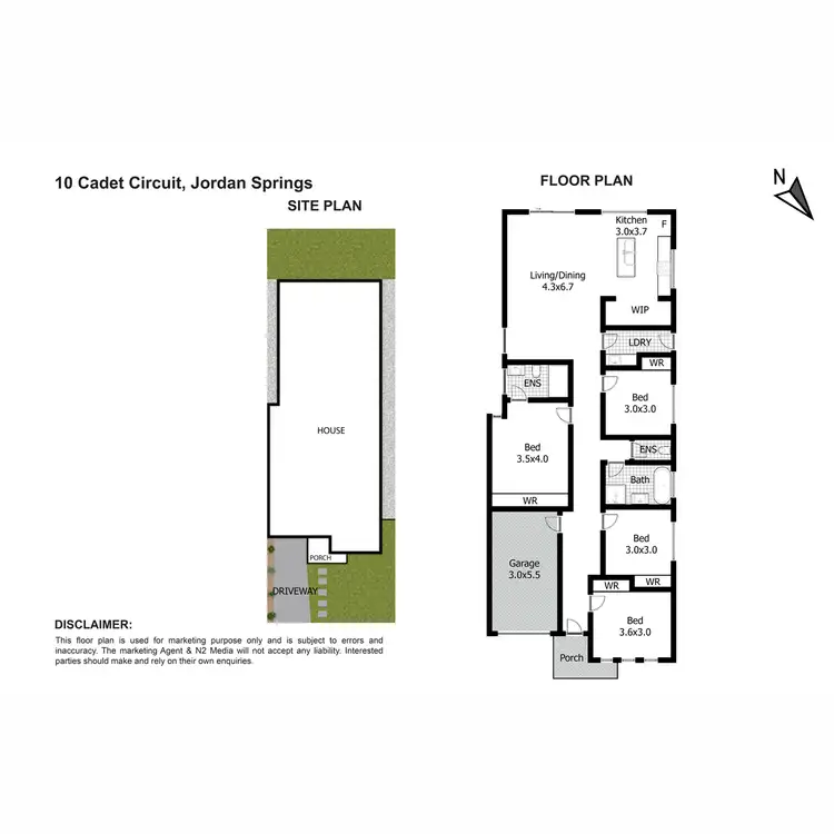 Floorplan of Homely house listing, 10 Cadet Circuit, Jordan Springs NSW 2747