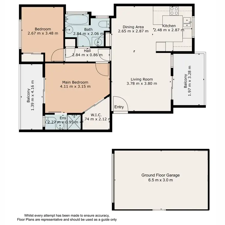 Floorplan of Homely unit listing, 6/21 Pilba Street, Chermside QLD 4032