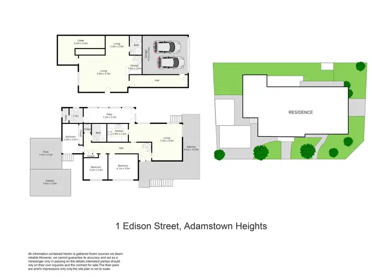 Floorplan of Homely house listing, 1 Edison Street, Adamstown Heights NSW 2289