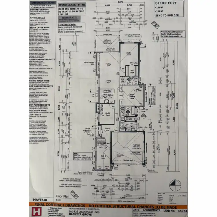 Floorplan of Homely house listing, 28 Leschenault Loop, Banksia Grove WA 6031