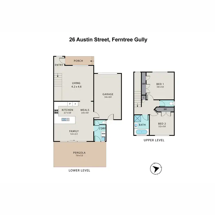 Floorplan of Homely house listing, 26 Austin Street, Ferntree Gully VIC 3156