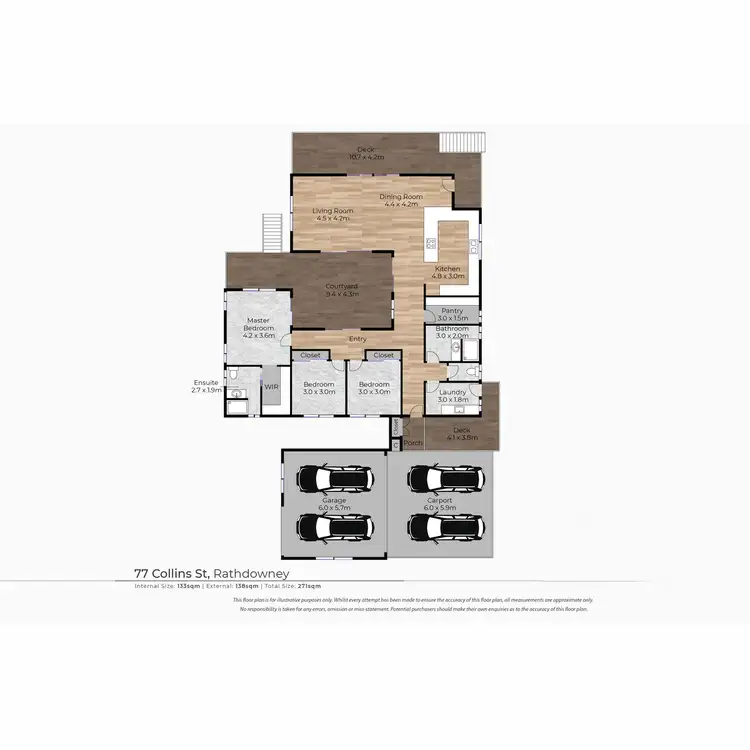 Floorplan of Homely house listing, 77 Collins Street, Rathdowney QLD 4287