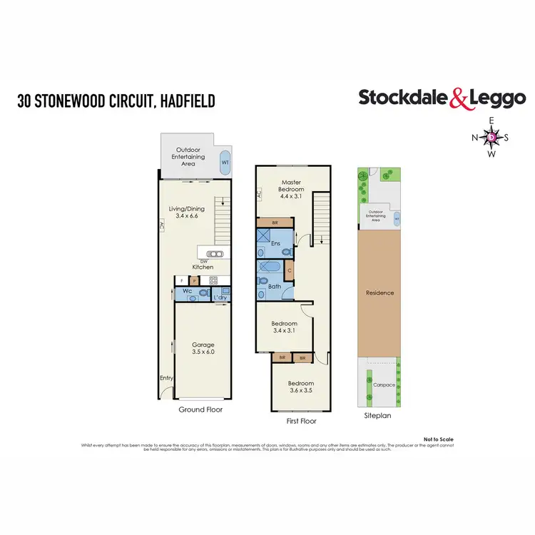 Floorplan of Homely townhouse listing, 30 Stonewood Circuit, Hadfield VIC 3046