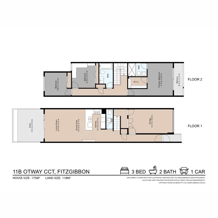 Floorplan of Homely house listing, 11B Otway Circuit, Fitzgibbon QLD 4018