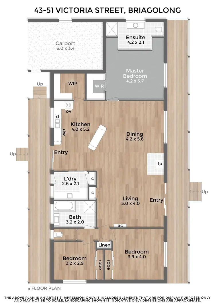 Floorplan of Homely house listing, 43-51 Victoria Street, Briagolong VIC 3860