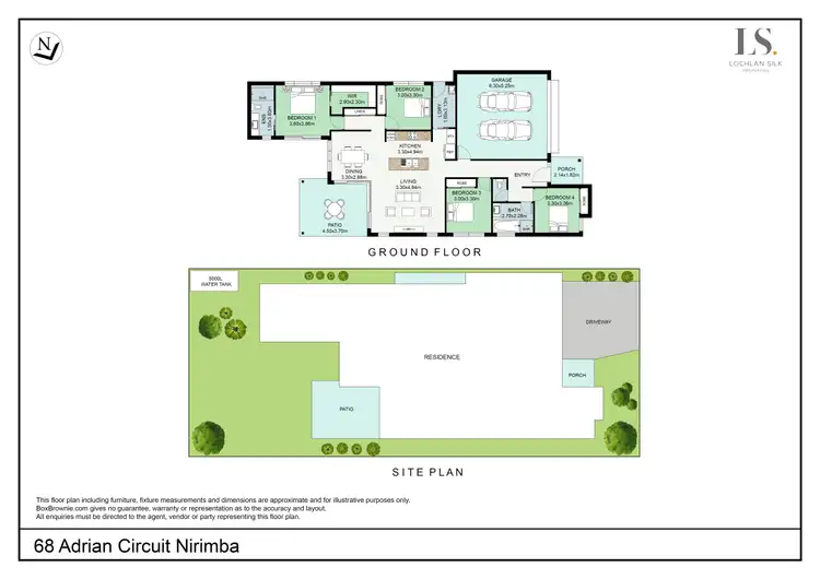 Floorplan of Homely house listing, 68 Adrian Circuit, Nirimba QLD 4551