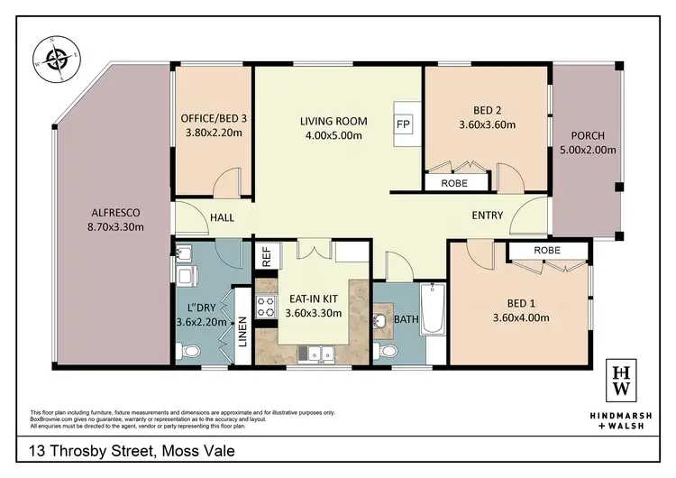 Floorplan of Homely house listing, 13 Throsby Street, Moss Vale NSW 2577