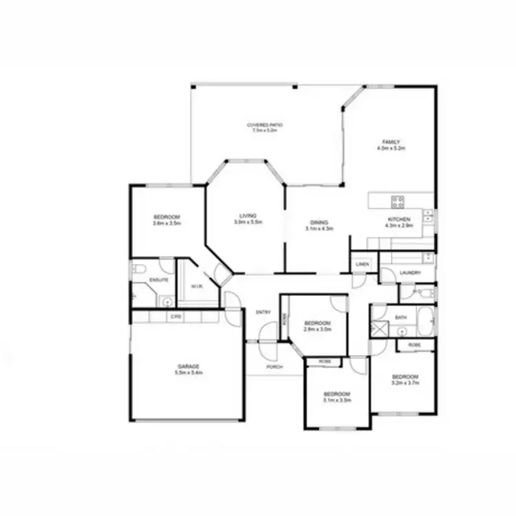 Floorplan of Homely house listing, 12 Altissimo Court, Eatons Hill QLD 4037