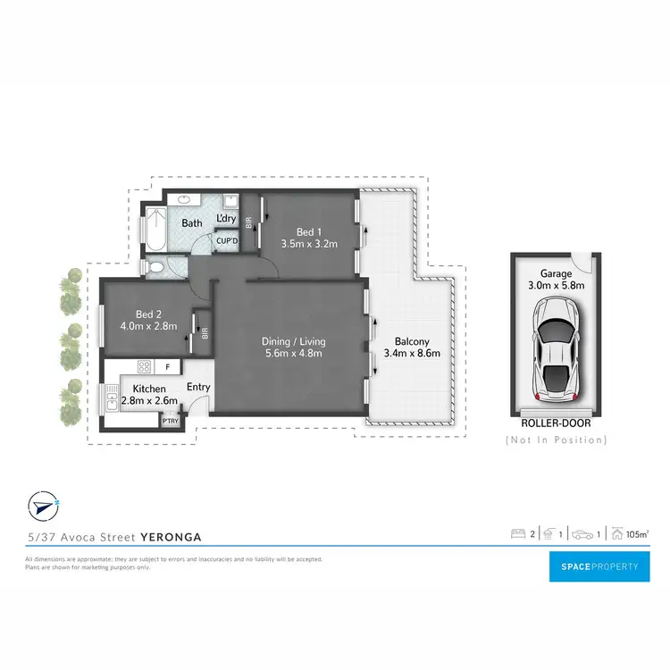 Floorplan of Homely apartment listing, 5/37 Avoca Street, Yeronga QLD 4104
