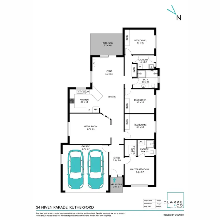 Floorplan of Homely house listing, 34 Niven Parade, Rutherford NSW 2320