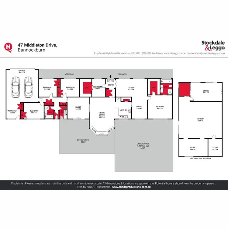 Floorplan of Homely house listing, 47 Middleton Drive, Bannockburn VIC 3331