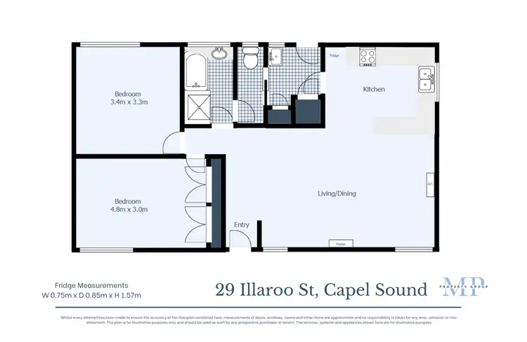 Floorplan of Homely house listing, 29 Illaroo Street, Capel Sound VIC 3940
