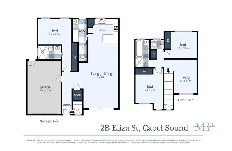 Floorplan of Homely house listing, 2B Eliza Street, Capel Sound VIC 3940