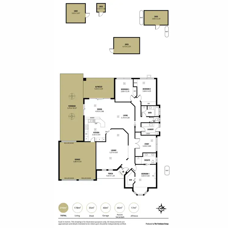 Floorplan of Homely house listing, 13A Freeman Avenue, Tranmere SA 5073
