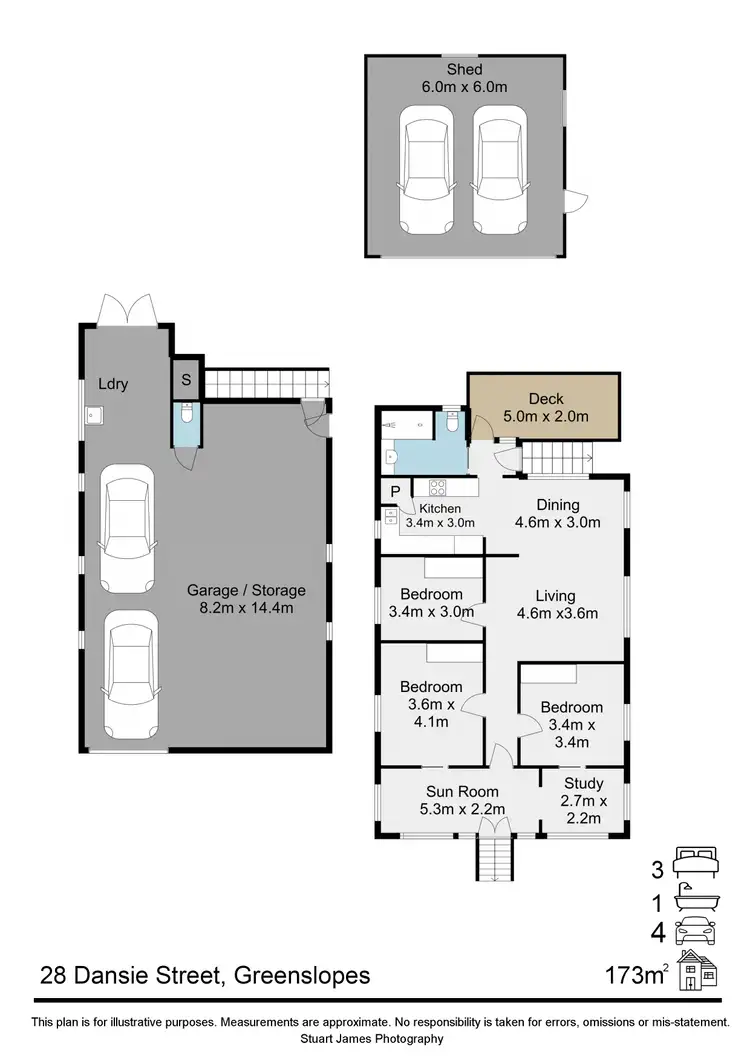 Floorplan of Homely house listing, 28 Dansie Street, Greenslopes QLD 4120
