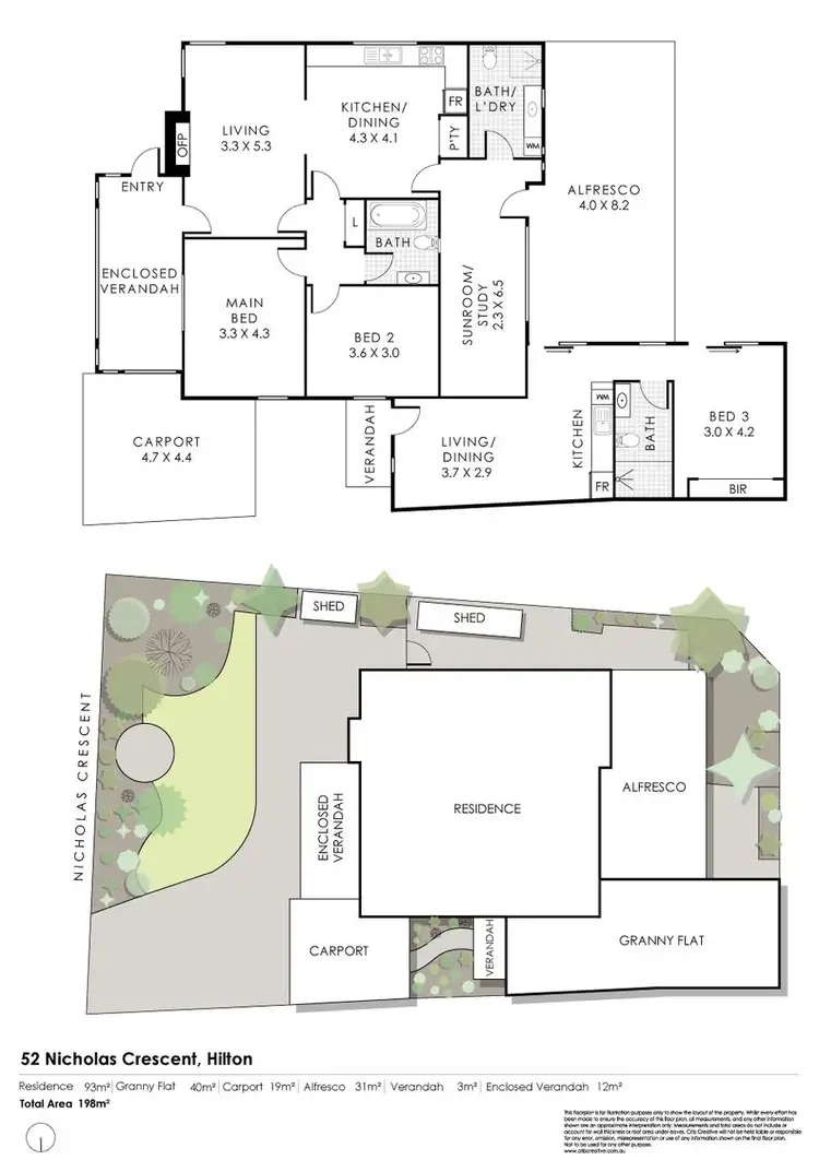 Floorplan of Homely house listing, 52 Nicholas Crescent, Hilton WA 6163