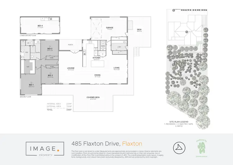 Floorplan of Homely house listing, 485 Flaxton Drive, Flaxton QLD 4560